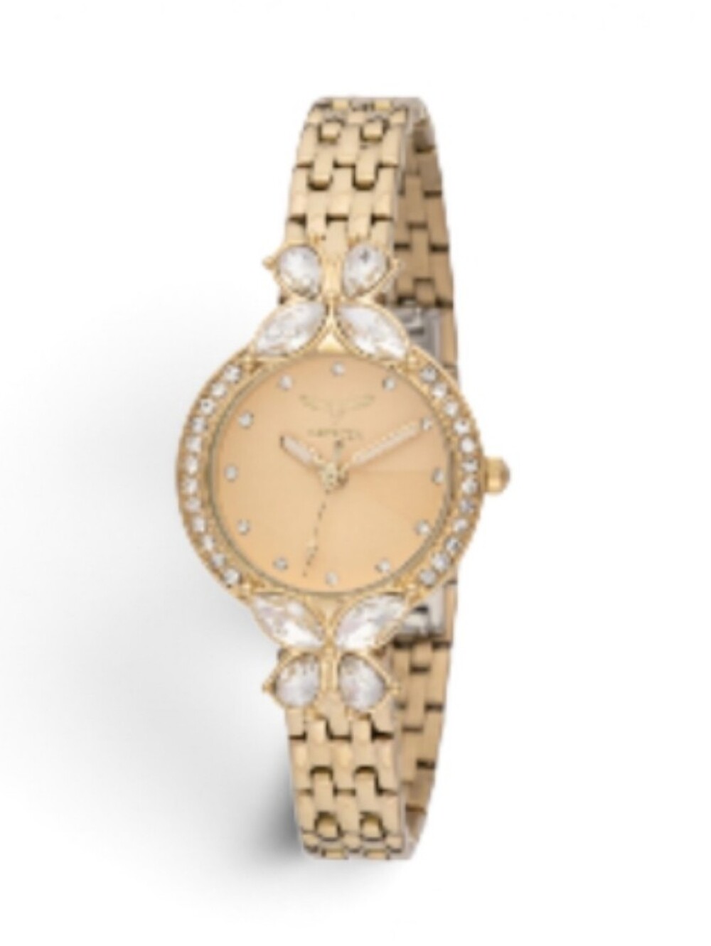 New Watch Wildflower I by Invicta Ladies Butterfly Crystal Gold Tone